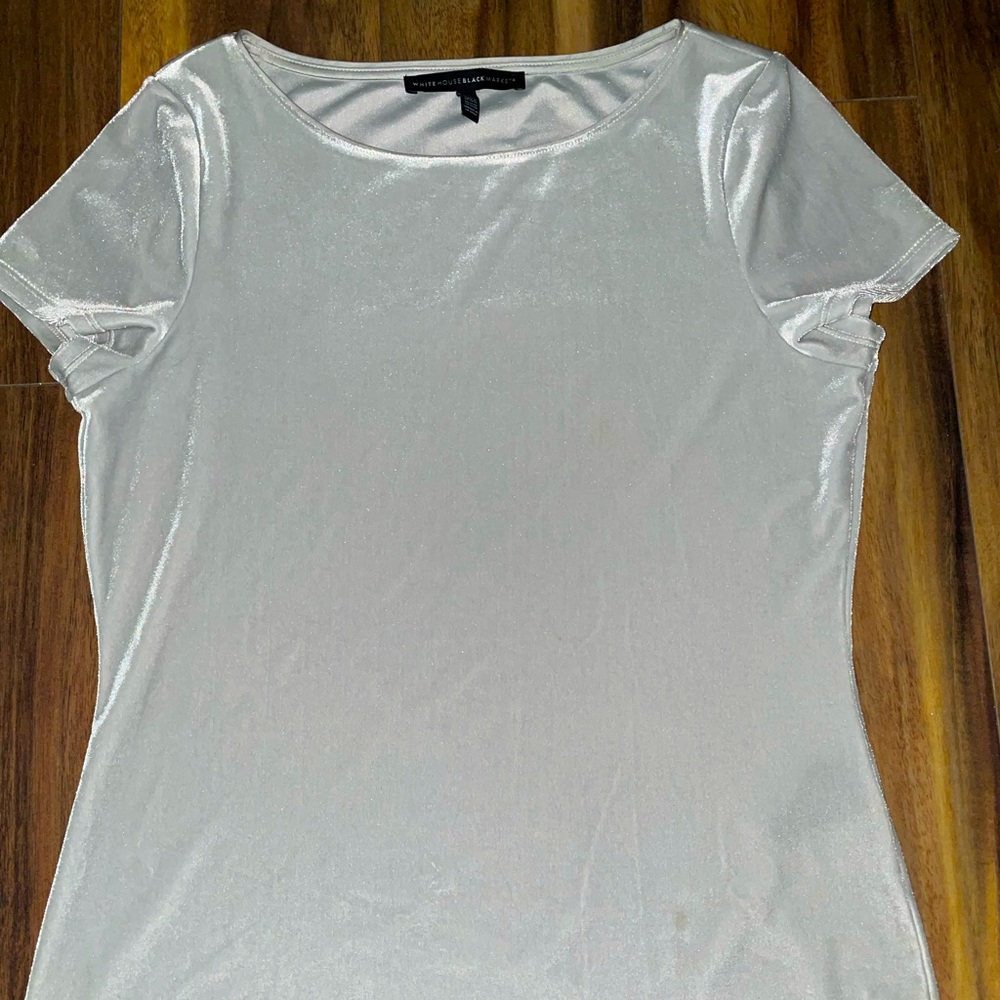 Silver blouse